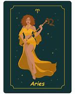 Image result for Aries Zodiac Woman Art