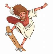 Image result for Jesus Skateboarding T Pose Meme