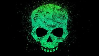 Image result for Green Skull Art