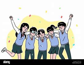 Image result for Middle School Students Cartoon