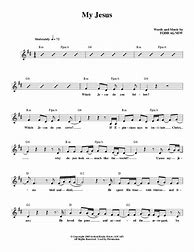 Image result for My Jesus Drum Sheet Music