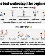 Image result for Body Part Split Workout