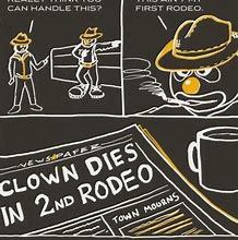 Image result for Laughing Rodeo Clown