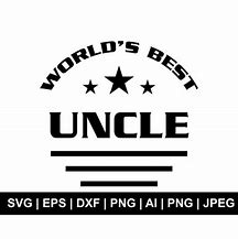 Image result for Best Uncle in the Galaxy SVG