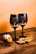 Image result for Halloween Wine Glass