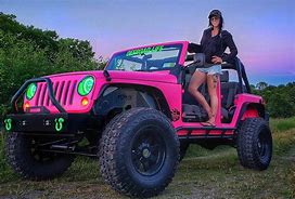 Image result for Blue and Pink Jeep