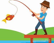 Image result for Fish Catching with Net Clip Art