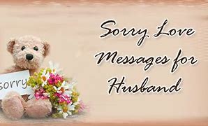 Image result for Sorry Husband Pic