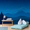 Image result for Kids Wall Mural Night Clouds