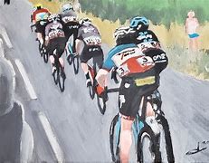 Image result for Cycling Paintings