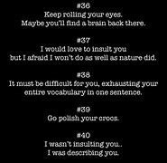 Image result for Humorous Insults