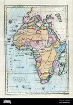 Image result for Antique Africa Map