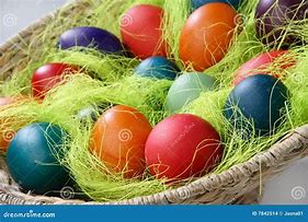 Image result for Basket of Easter Eggs