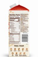 Image result for Oat Milk Nutrition Label