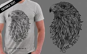 Image result for Eagle Design T-Shirt