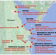 Image result for Map of Delaware Beach Towns