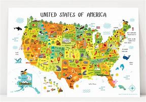 Image result for United States Map Kids