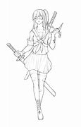 Image result for Outline of Cool Drawings Anime