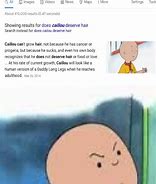 Image result for Caillou Face