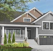 Image result for American Craftsman Bungalow House Plans