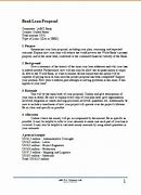 Image result for Sample Loan Proposal Template