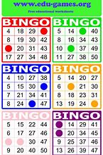 Image result for How Do You Play Math Bingo