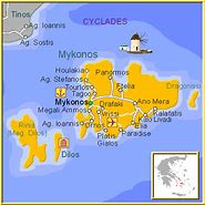 Image result for Mykonos Map Poster