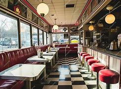 Image result for Early 50s Diner Interior