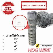 Image result for Black Hog Wire Fencing