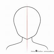 Image result for Anime Basic Face Outline