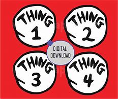 Image result for Thing 1 and 2 Logo