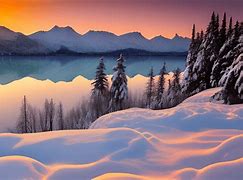 Image result for Beautiful Snowy Mountain Landscapes