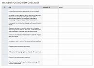 Image result for Post-Mortem Incident Report Template