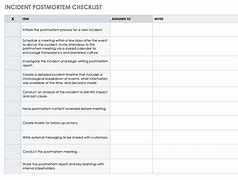 Image result for Incident Response Post-Mortem Template