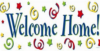 Image result for Welcome Home Sign Clip Art