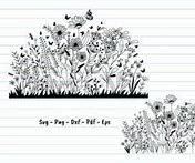 Image result for Hand Drawn Wildflower SVG