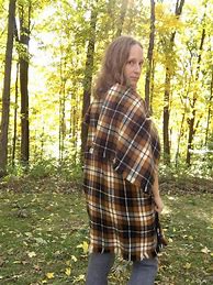 Image result for Poncho with Flannel Lining