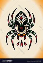 Image result for Old School Spider Tattoo