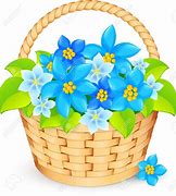 Image result for Flower Basket Clip Art