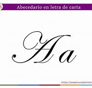 Image result for Letra En Carta Abecedario