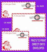 Image result for Letter to Santa Envelope