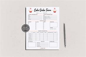 Image result for Cake Order Form for Website