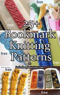 Image result for Knitted Bookmarks Free Patterns