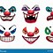 Image result for Creepy Clown Mask