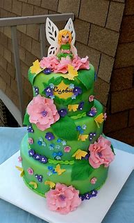 Image result for Fairies Birthday Cake