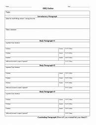 Image result for DBQ Sheets Blank