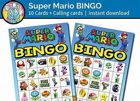 Image result for Super Mario Bingo