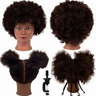 Image result for Styling Head Doll Brown Hair