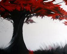 Image result for Red Tree Painting