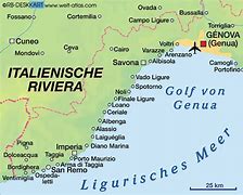 Image result for Italy Italian Riviera Map